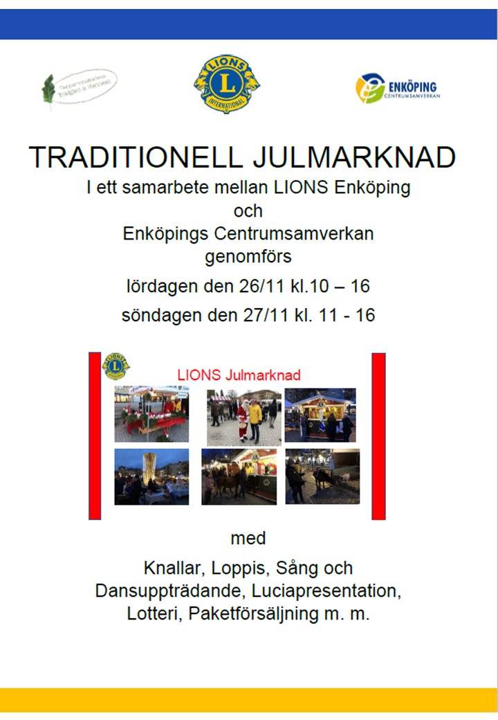 Flyer julmarknad